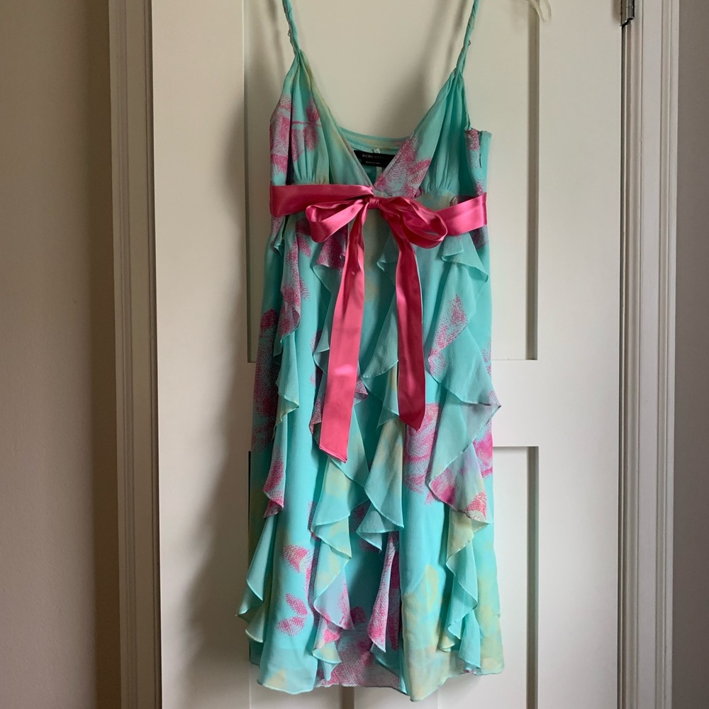 BCBG Max Azria Ruffle Mini Dress